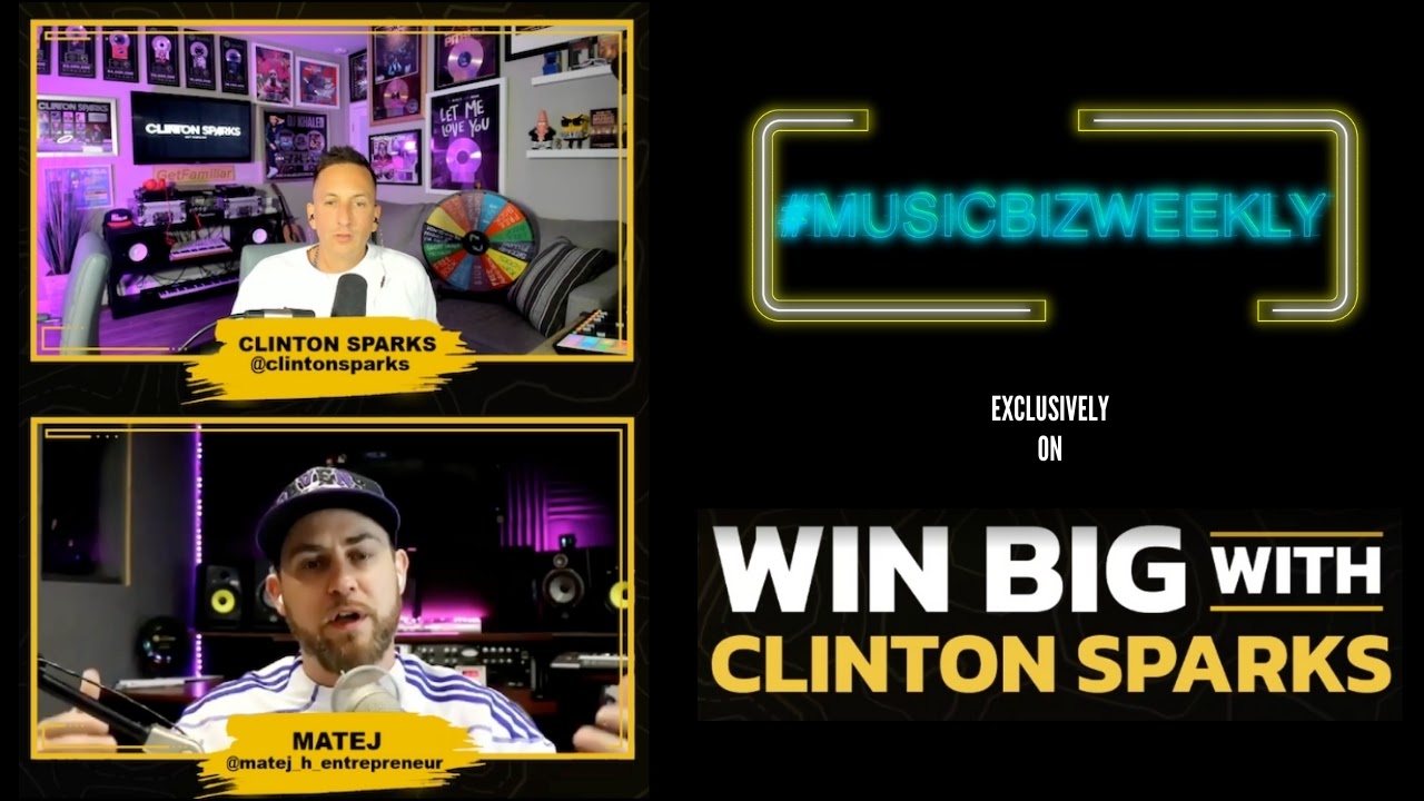 Musical Entrepreneur Matej Harangozo to be Featured on Clinton Sparks’ Weekly Twitch Show Called “Win Big with Clinton Sparks”
